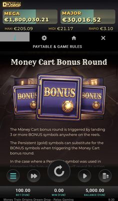 Money Cart Bonus
