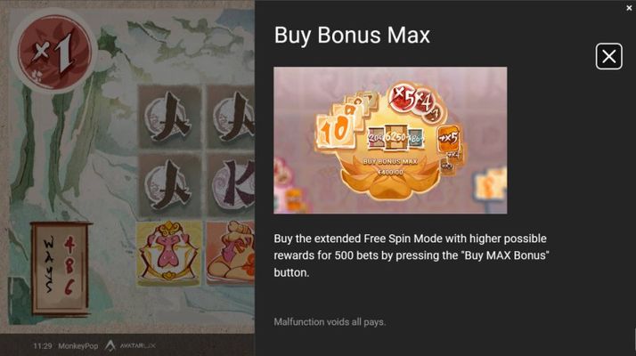 Monkey Pop :: Buy Bonus Max