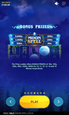 Bonus Prizes