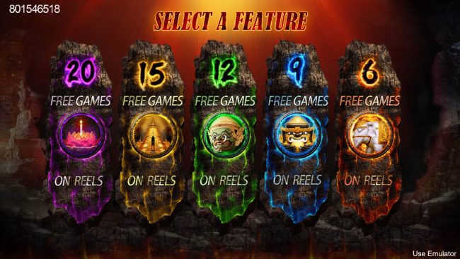 Pick your free spins feature