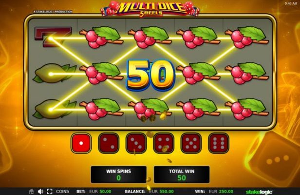 Multiple winning paylines triggers a big win