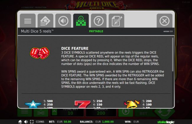 Dice Feature