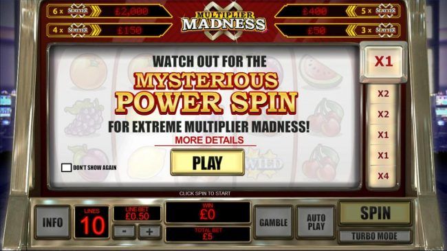 Watch out for the Mysterious Power Spin for extreme multiplier madness!