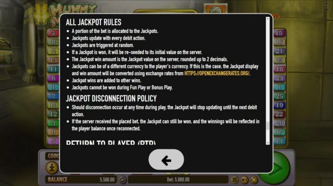 All Jackpot Rules
