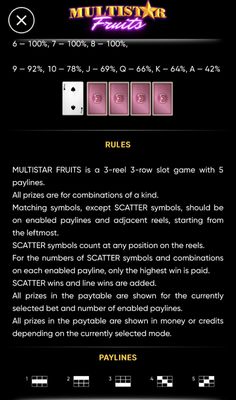 General Game Rules