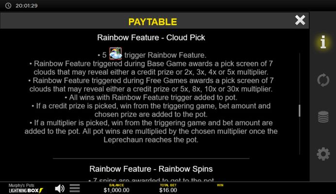 Rainbow Feature