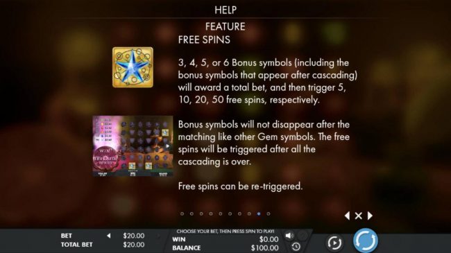 Free Spins Bonus Game Rules
