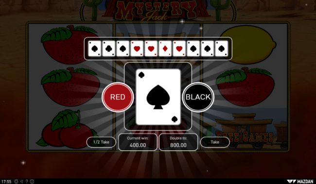 Red or Black Gamble feature