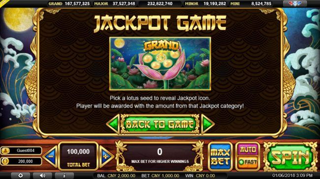 Jackpot Rules