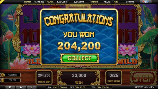 Total Free Spins Payout