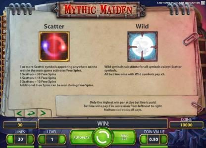 scatter and wild symbols rules