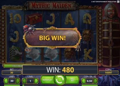 multiple winning paylines triggers a 276 coin jackpot