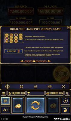 Hold the Jackpot Bonus Game