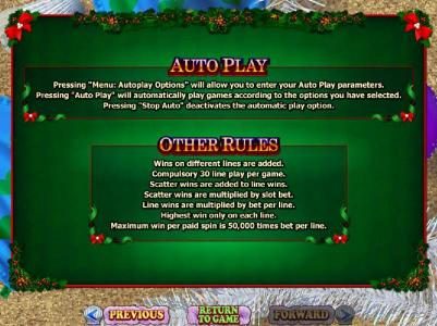 Auto Play and Other Rules