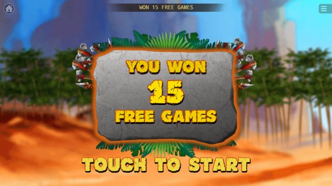 15 free games awarded