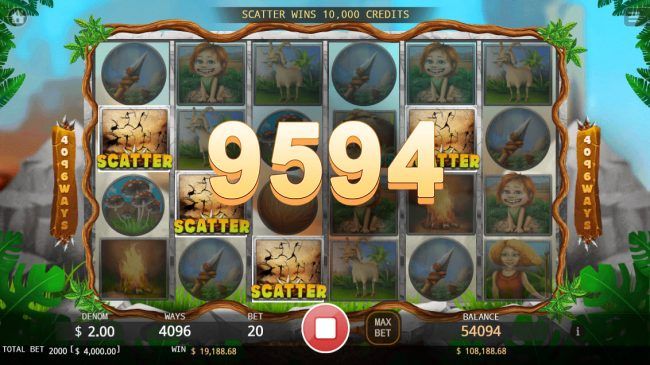 Scatter win triggers the free spins feature