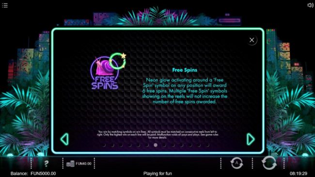 Free Spins Rules