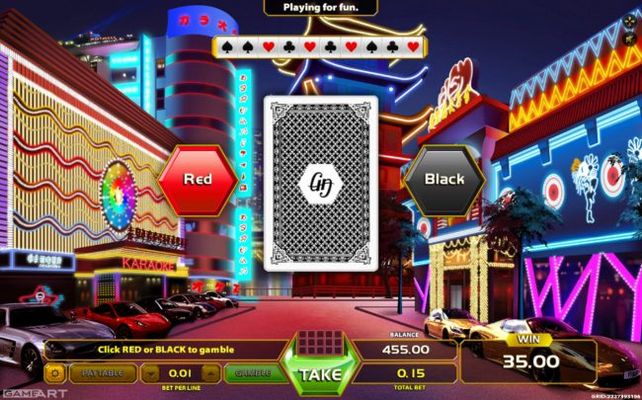 Red or Black Gamble feature