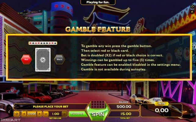 Gamble Feature Rules