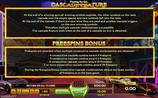 Free Spins Rules