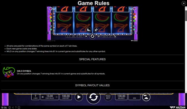 General Game Rules