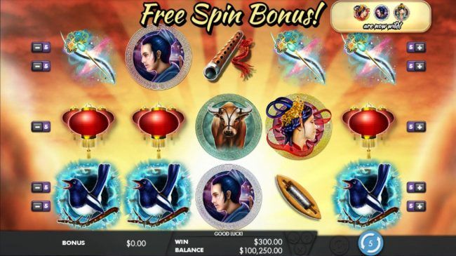 Free Spins Game Board
