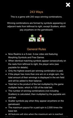 General Game Rules