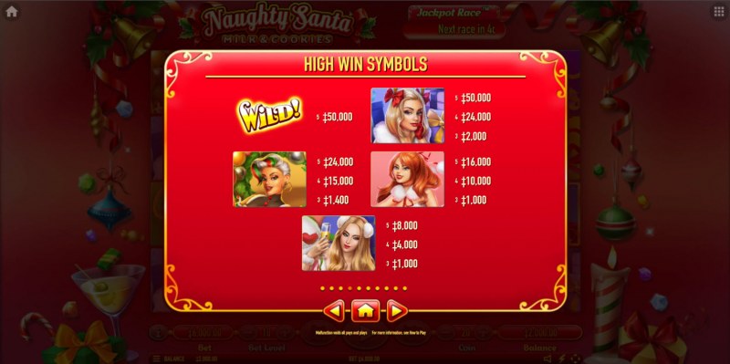 Paytable - High Value Symbols