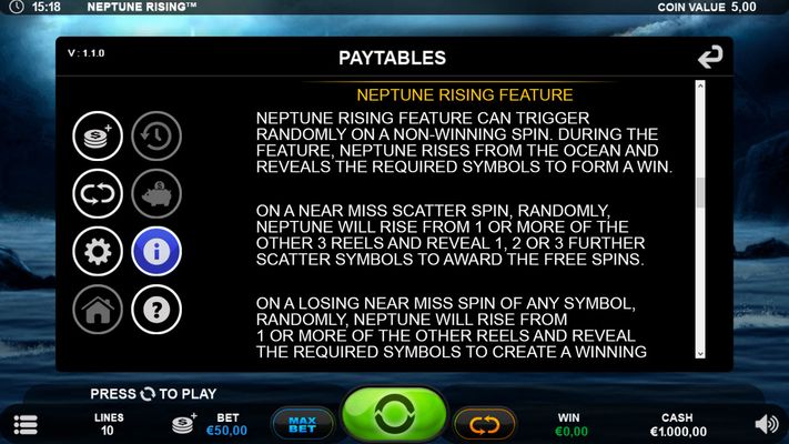 Neptune Rising :: Feature Rules