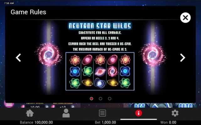 Neutron Star :: Wild Symbol Rules