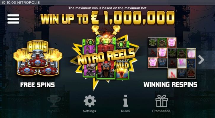 Nitropolis :: Win Up To $1,000,000