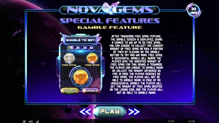 Nova Gems :: Gamble Feature Rules