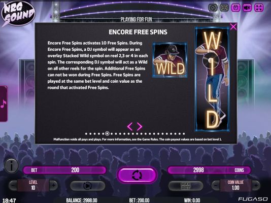 NRG Sound :: Free Spins Rules