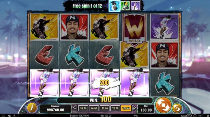 Free Spins Game Board