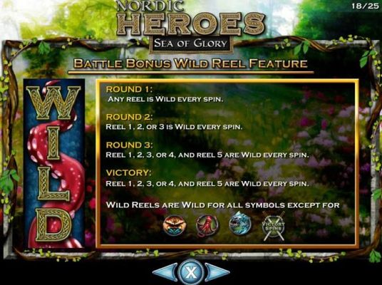 Bonus Battle - Sea of Glory Wild Feature game rules.
