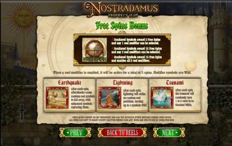 free spins bonus feature rules