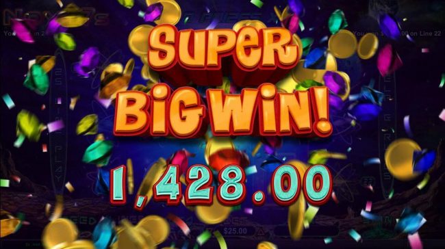 A Super Big Win 1,428.00 awarded.