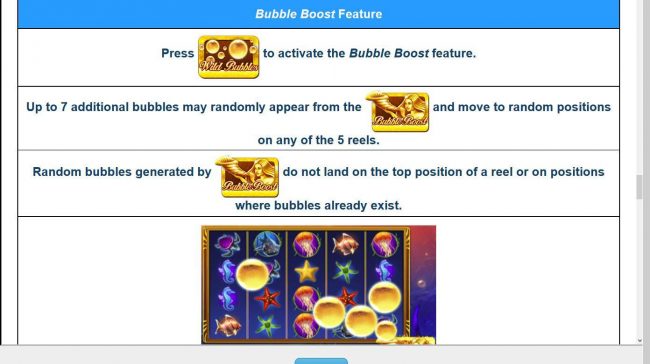 Bubble Boost Feature Rules