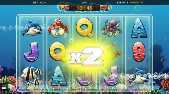 A 131.45 win triggered by a wild x2 multiplier.