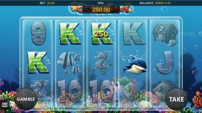 A winning Four of a Kind pays 250.00.