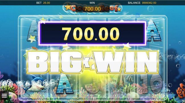 A 700.00 big win triggered, the reason you play for.