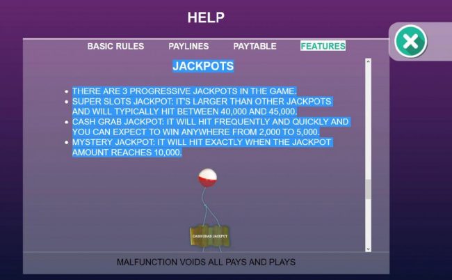 Progressive Jackpots Rules