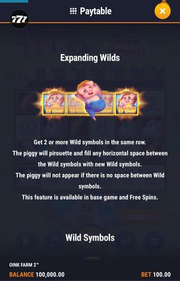 Expanding Wilds