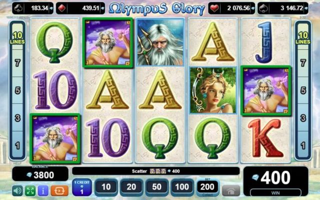 Scatter win triggers the free spins feature