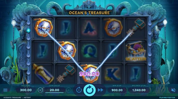 Ocean's Treasure :: Three of a kind