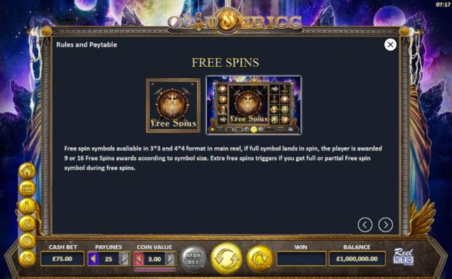 Free Spins Rules