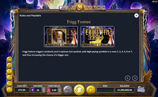 Odin and Frigg :: Frigg Feature Rules