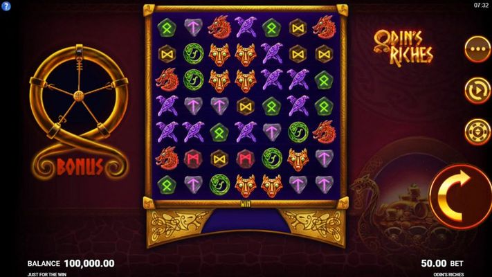 Play slots at Mango Spins: Mango Spins featuring the Video Slots Odin's Riches with a maximum payout of $250,000