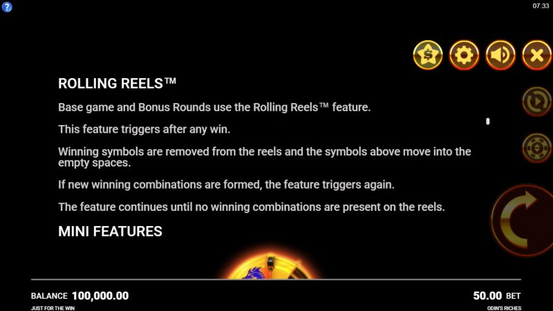 Rolling Reels Feature