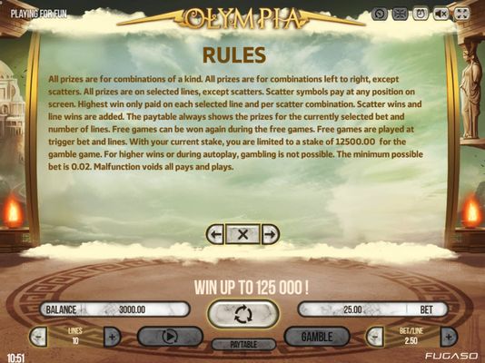 Olympia :: General Game Rules